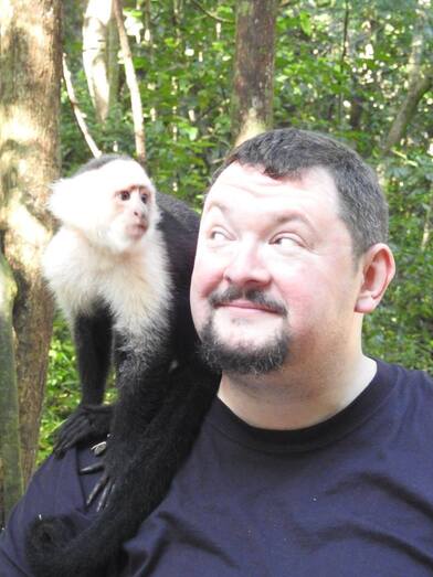Jason Lathrop and friend